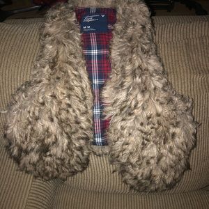 American eagle fur vest